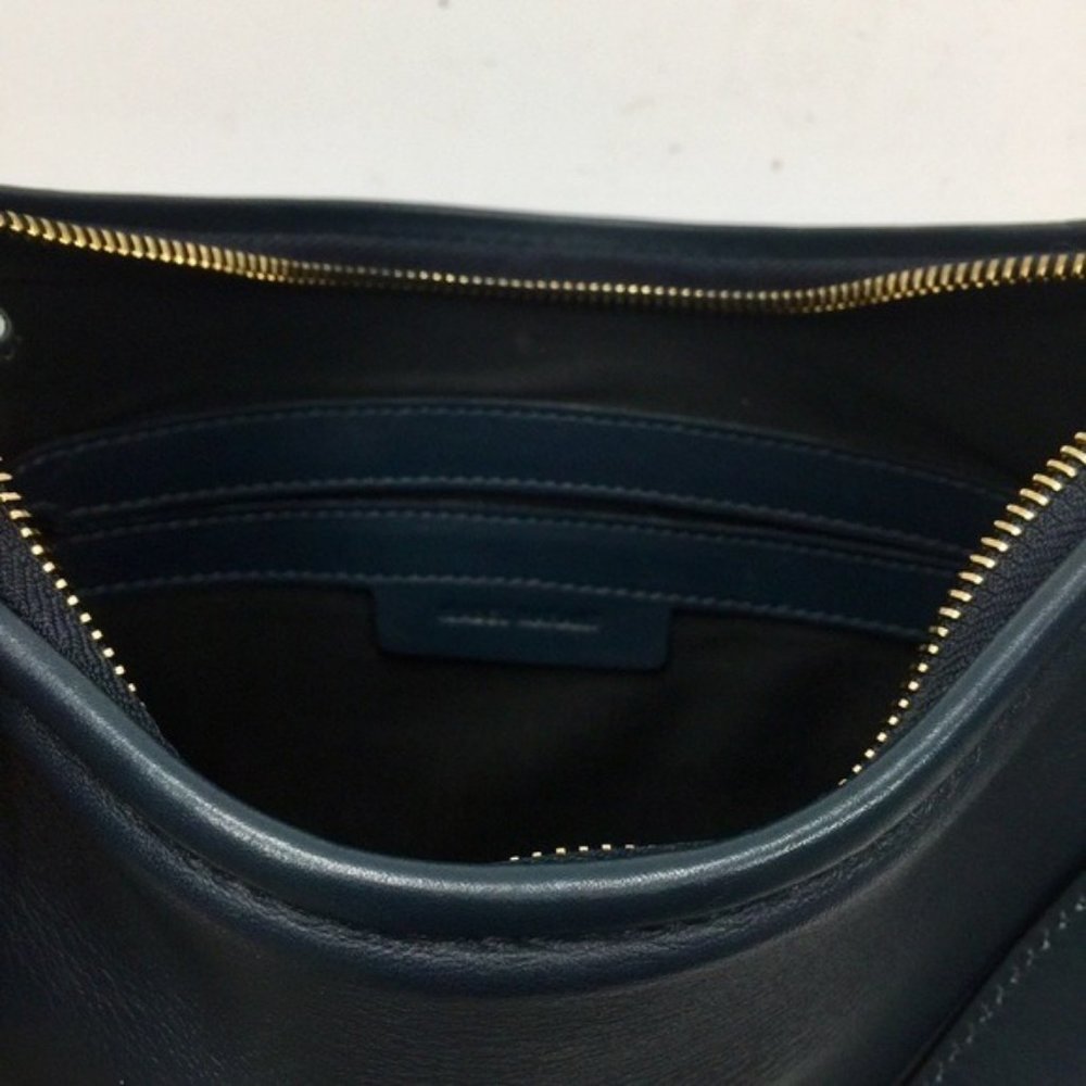 Isabel Marant Keila Leather Suede Two Tone Blue/Light Blue Crossbody Bag - Picture 11 of 16